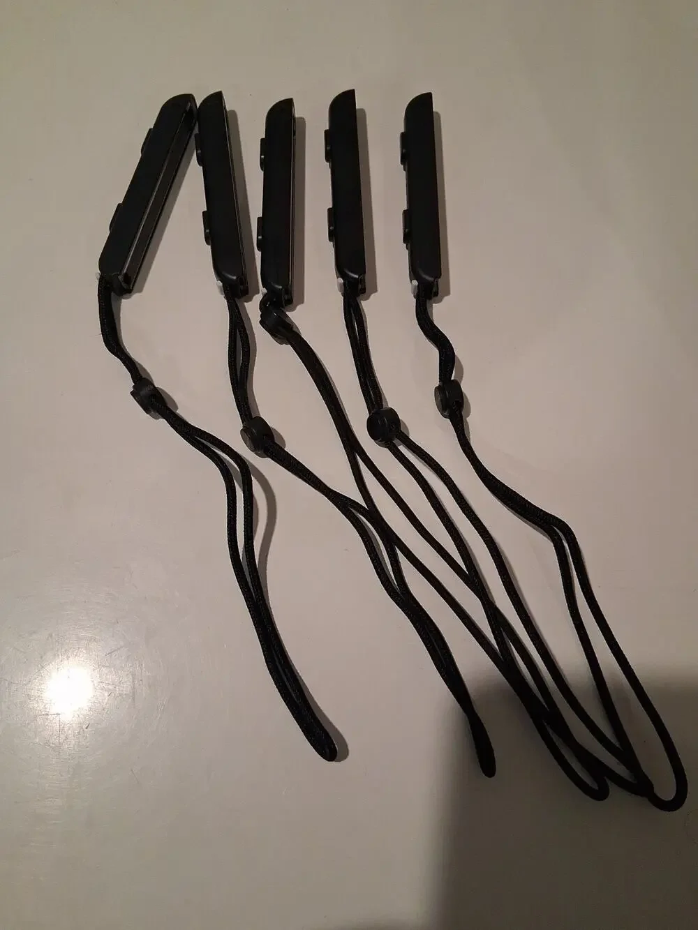 Lot of 5 Official Nintendo Switch Joy-Con Wrist Straps Black OEM Genuine HAC-014